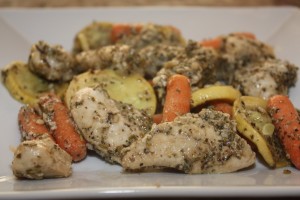 Baked Chicken and Veggies