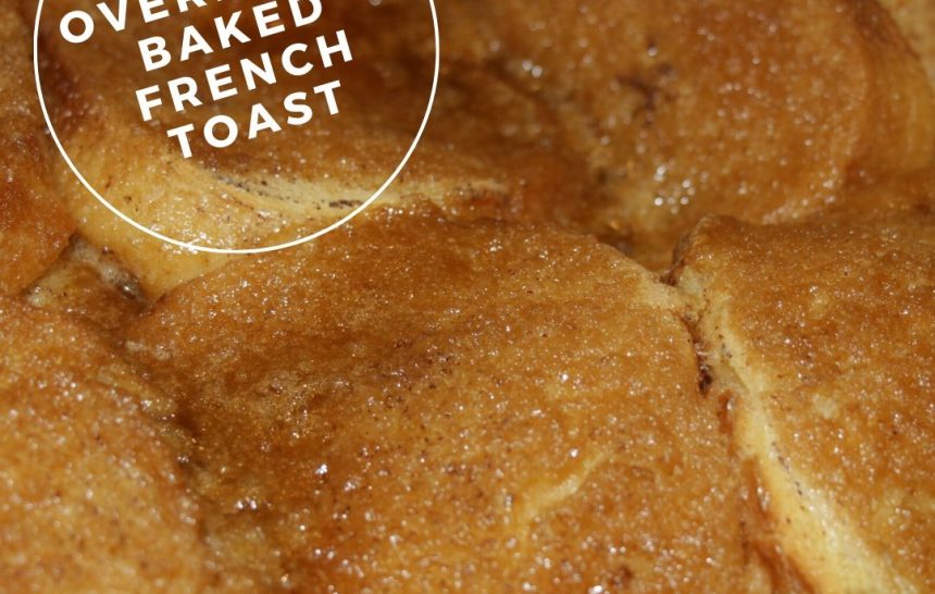 Baked French Toast with Cinnamon Sugar Topping