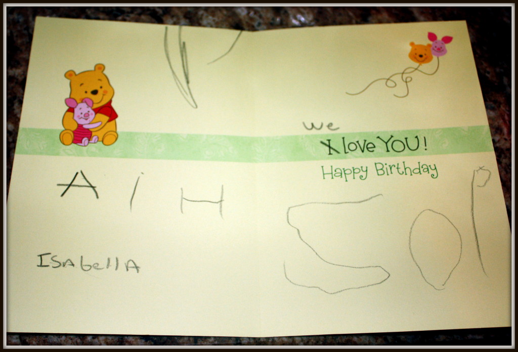 MIMM - My Birthday Gift 2013 card inside