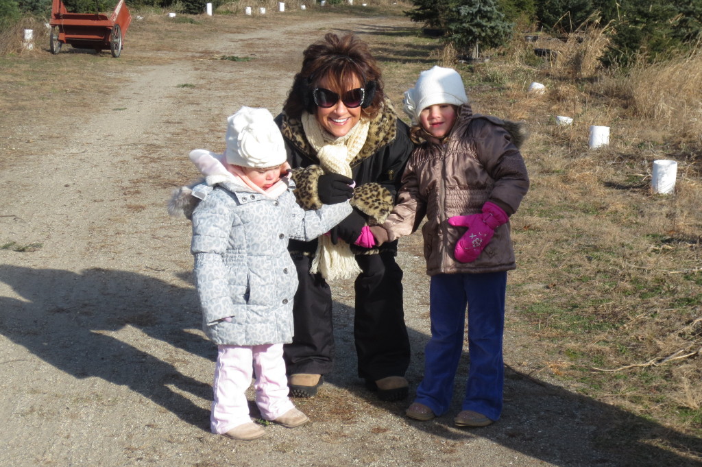 tree picking - b and s with mimi