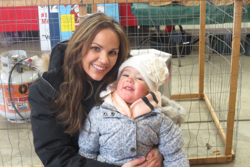 tree picking - mommy and b