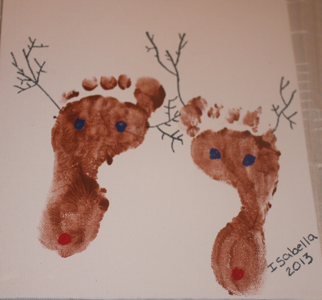 reindeer feet - bella finished