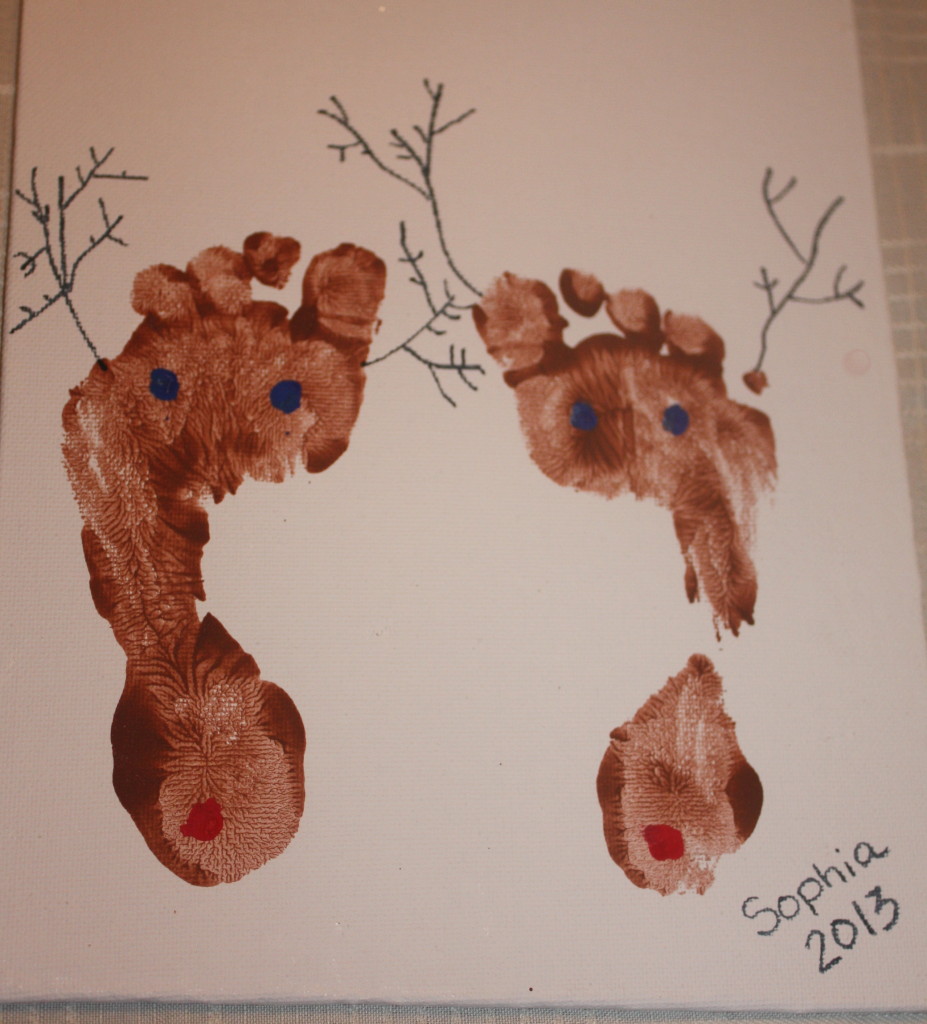 reindeer feet - sophia finished