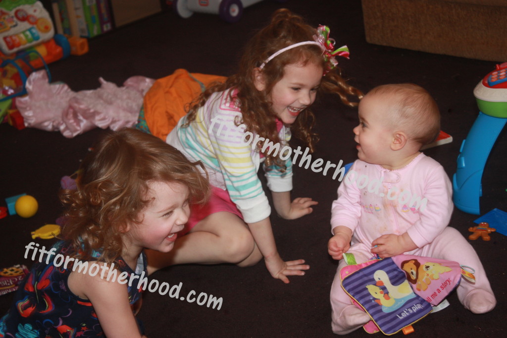 toddler tuesday - girls laughing