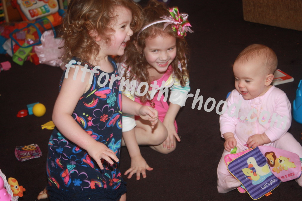 toddler tuesday - girls laughing 2