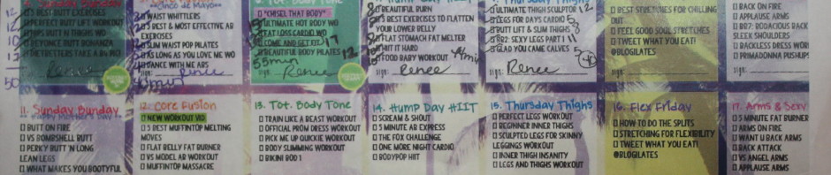 Fitness Friday – May Fitness Calendar