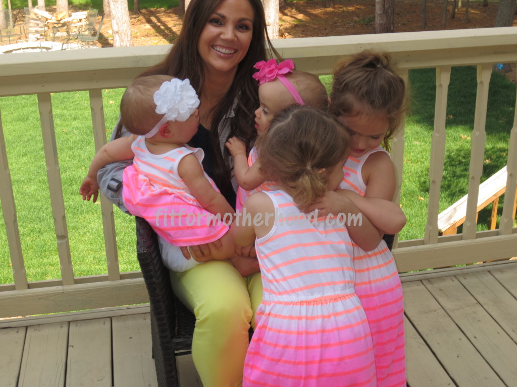 mimm - me and my girls bella hugging sissy