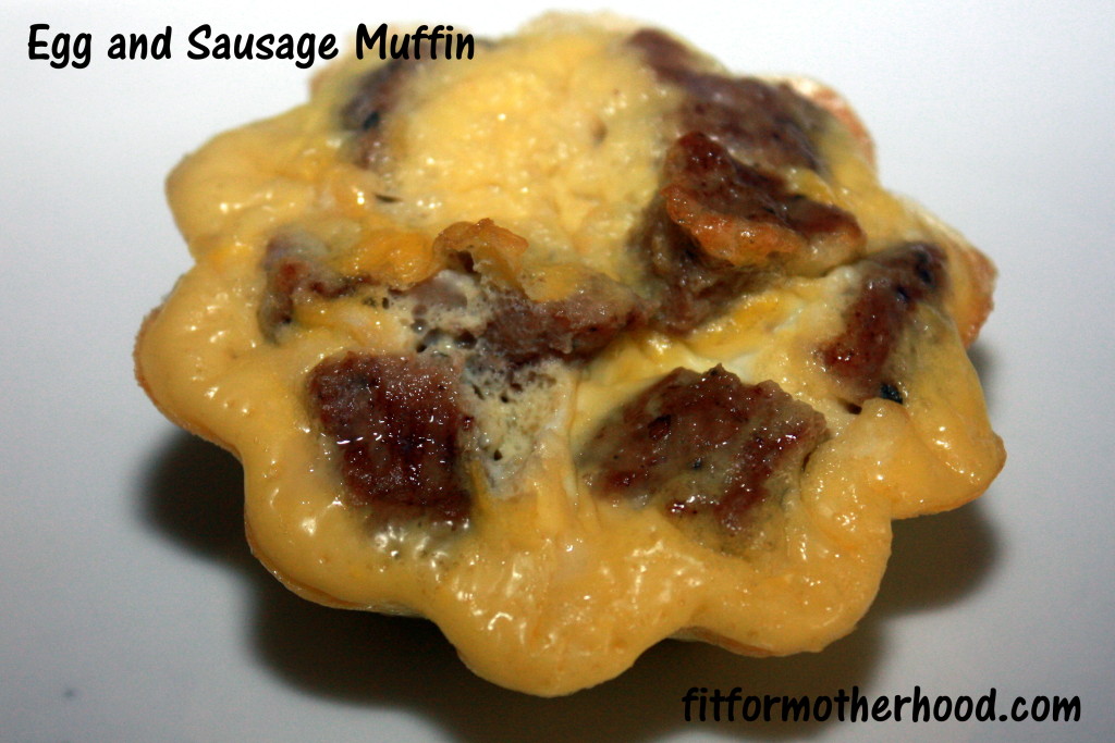 wiaw - egg and sausage muffin