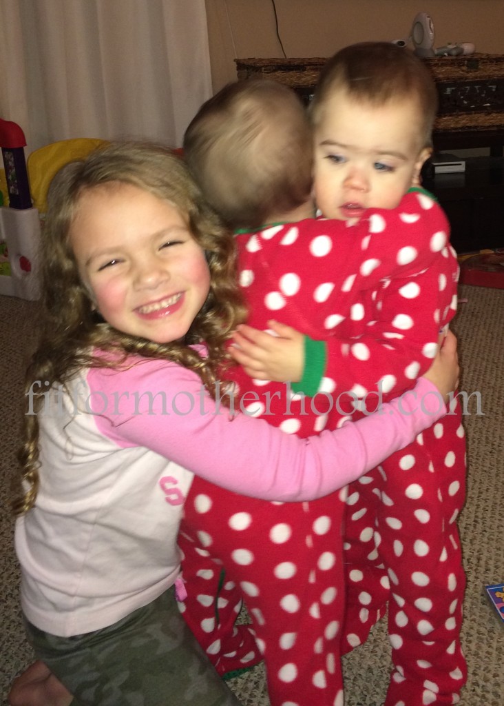 mimm - sophia hugging twins jan 15