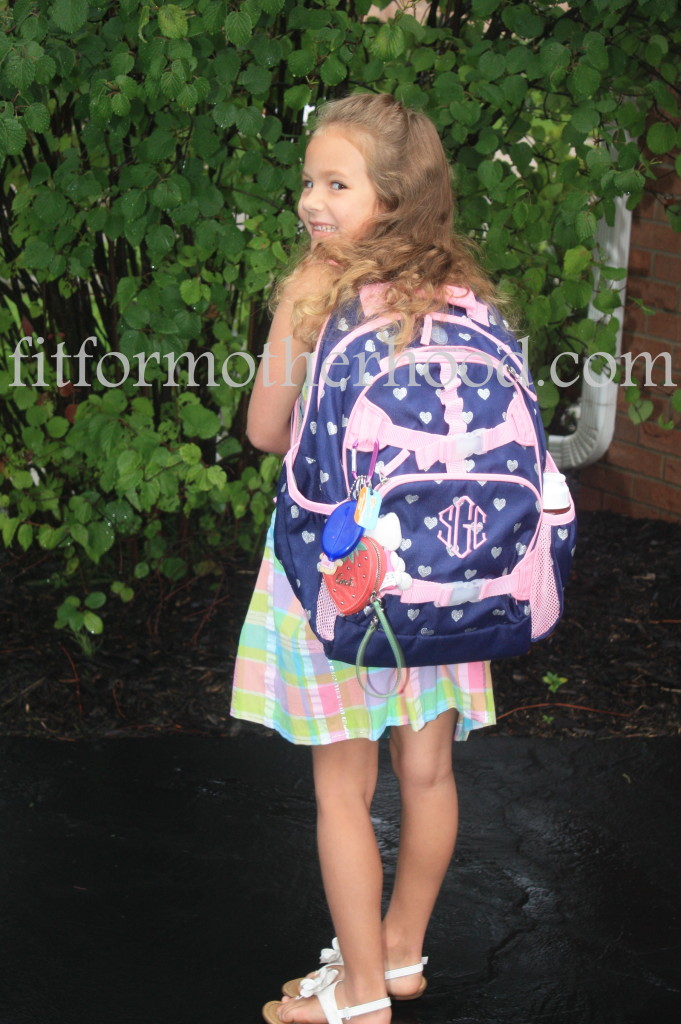 think - sophias 1st day 1st grade - sophias backpack