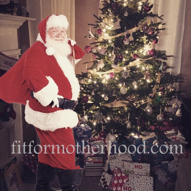 christmas eve 2015 - santa tree