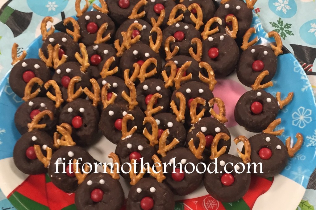 think - christmas party 2015 reindeer donuts