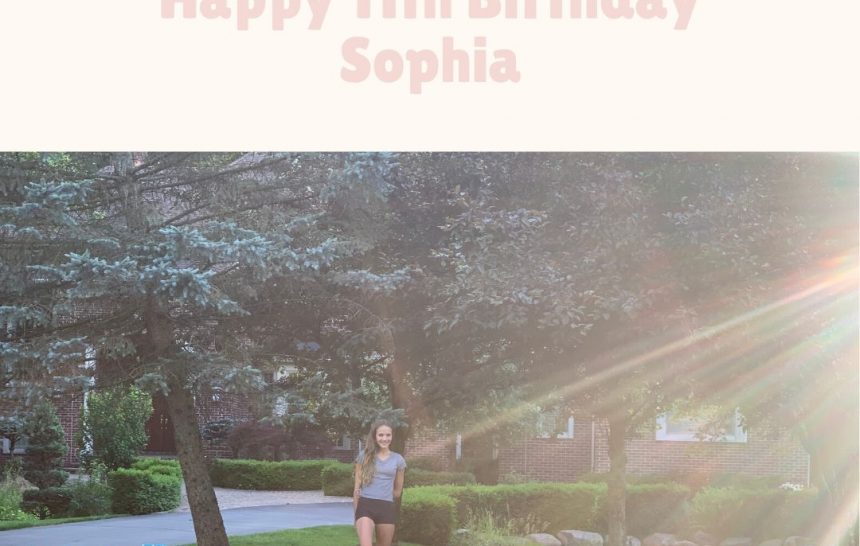 My Sophia is ELEVEN