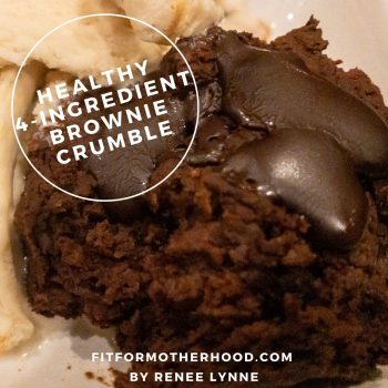 Healthy 4-Ingredient Brownie Crumble