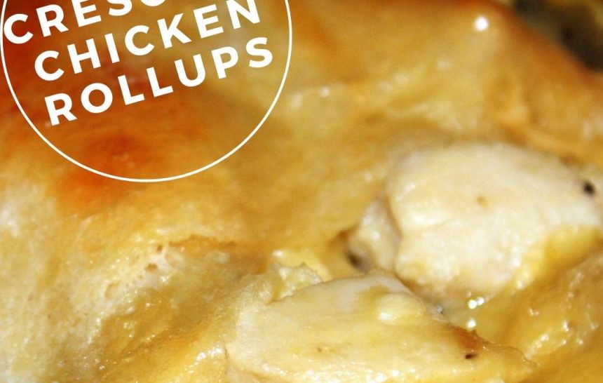 Crescent Chicken Rollups | Easy Dinner Idea